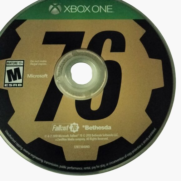 Fallout 76 Xbox One Game Disc Bethesda Steelbook Case - Picture 3 of 8